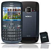 Smartphone Nokia C3 Grafite Wi-Fi Qwerty MP3 FM Câm 2MP Car