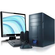 Computador SIM Intel Dual Core 2.2Ghz 2GB 320GB + LCD AOC 19