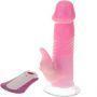 Vibrador de Silicone com Controle (Rosa)